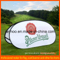 Oval Horizontal Pop up a Frame Banner